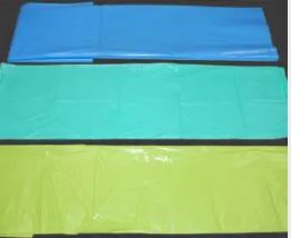 76" x 14" x 102" 2Mil Blue Tint Poly Cover 30 Bags/Roll