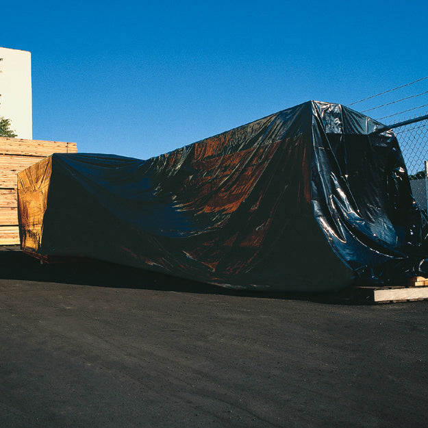 24' x 100' Poly Tarp-Black .004 2400Sq Ft/Roll