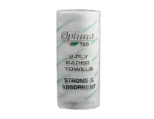 Optima 80725 9 x 11 2-Ply Kitchen Roll Towels 30Roll/85Sheets (20Case Pallet)