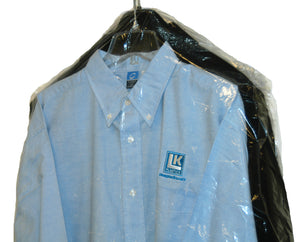 20 x 36 - Suit Garment Bag on Perforated Rolls-Clear .00075 450/Roll