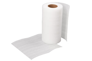 AF090 3/32 x 72 x 600 Poly Foam Slit@12" Perf@12" 6 Rolls/Bundle