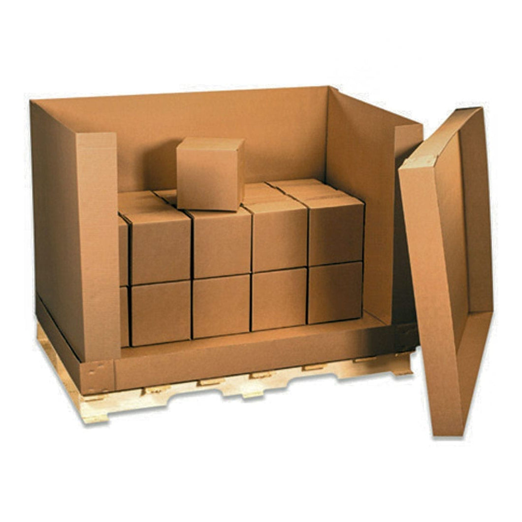 40-1/2 x 28-1/8 x 24-1/8 E Container 200# Kraft Doublewall 1/Bundle 60/Pallet