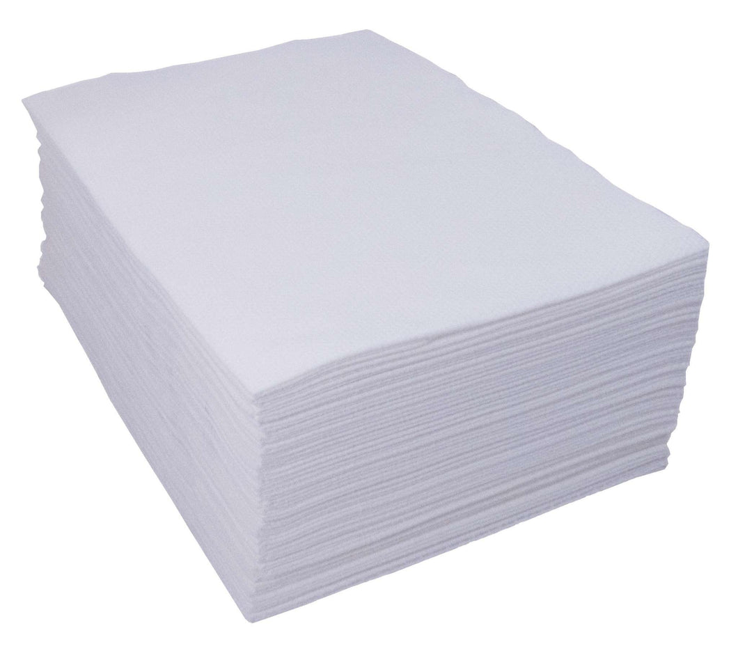 1/4 Fold White Commercial Strength Chemwipes (Paper) 50's 500/Case