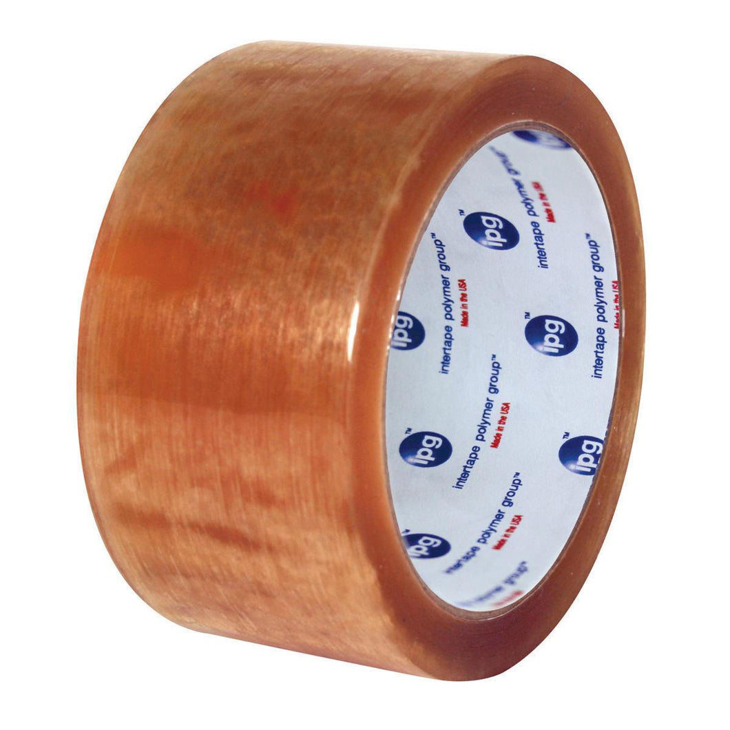 500 2 x 55 48MM x 50M Clear 1.9 Mil Natural Rubber Tape 36 Rolls/Case 72 Cases/Pallet