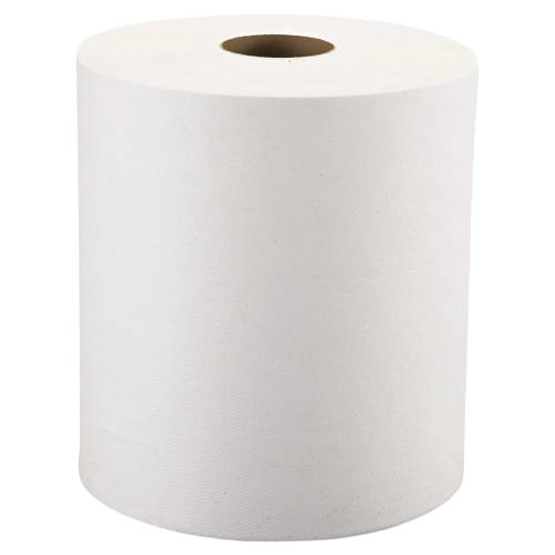 Hardwound White Non Perforated Roll Towel 8