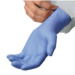 Extra Large 4.0 Mil Elite Blue Nitrile Gloves Powdered Free Industrial Grade Textured Finger Tips  10/box