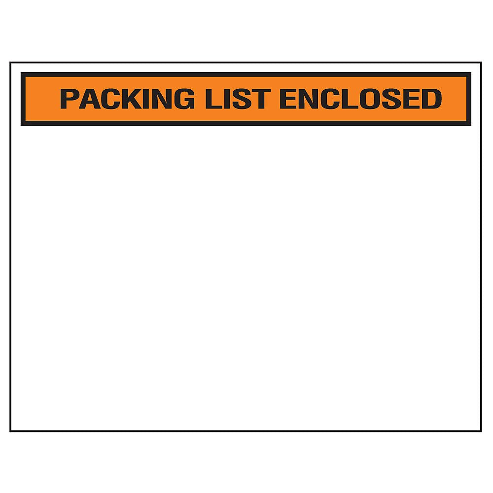 ADM-51 4-1/2 x 5-1/2 Packing List Enclosed Envelope 1000/Case