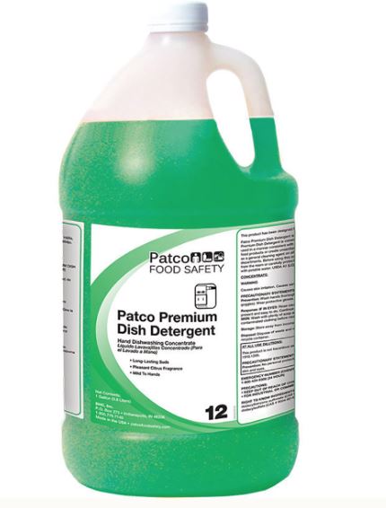 Patco Premium Dish Detergent 2.5 gal  2/case