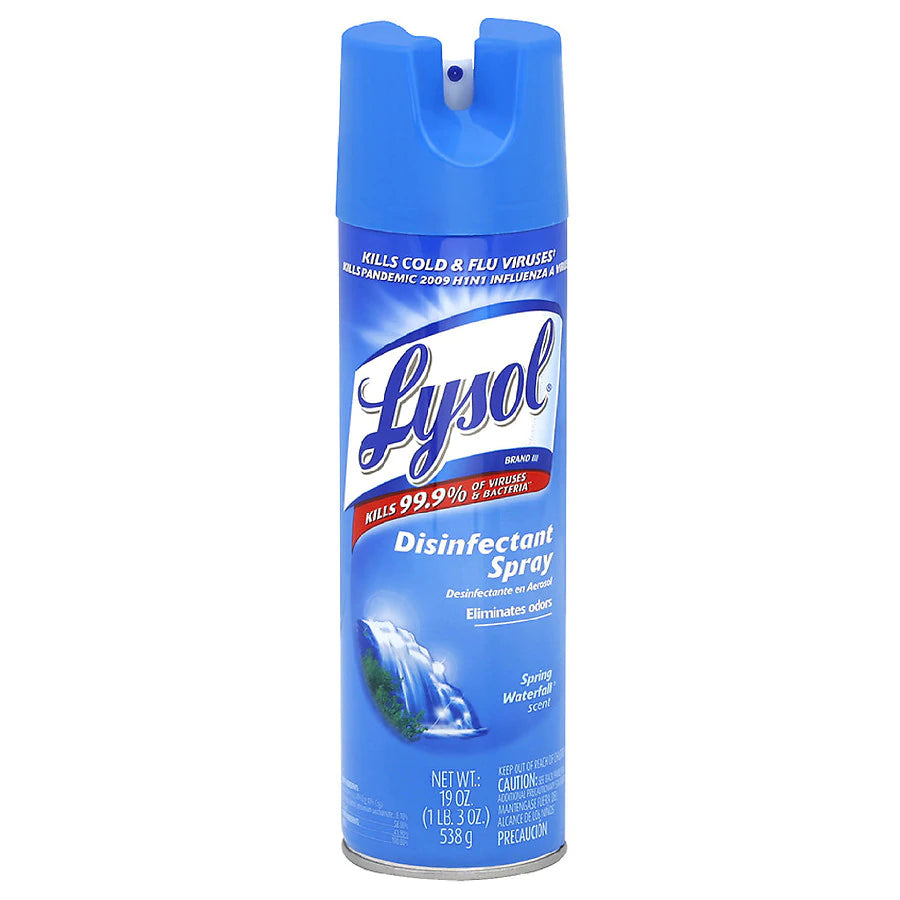 Professional LYSOL Brand Disinfectant Spray Fresh Scent 19 Oz/Can 12 Cans/Case