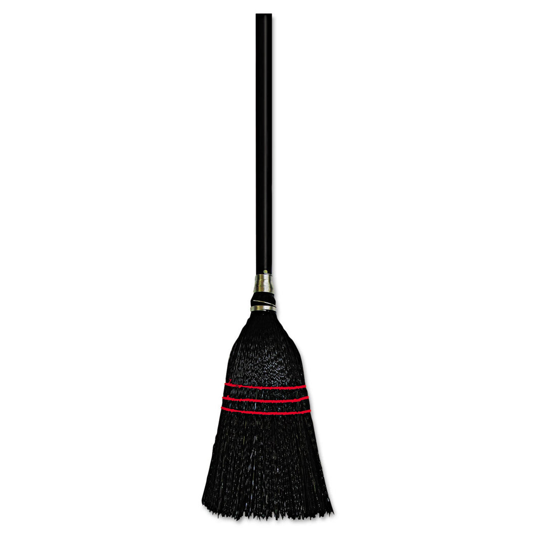 BWK 951BP Black Plastic Lobby Broom