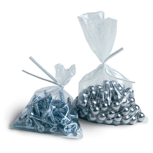 28 x 32 TUF-R Standard Linear Low Density Flat Poly Bag-Clear .00125 500/Case