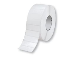 TT8-300-48P 3 x 3 White Thermal Transfer Label With Perforation 3" Core 1950/Roll 6 Rolls/Case