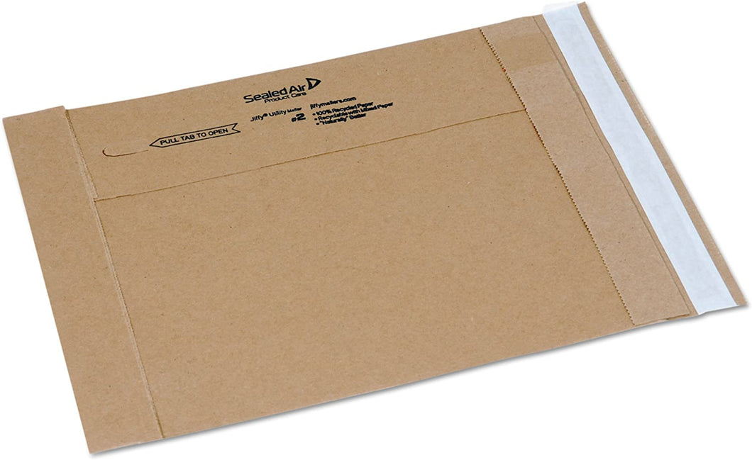 #5 10-1/2 x 16 Jiffy Padded Natural Mailer Self-Seal 100/Case 18 Case/Pallet