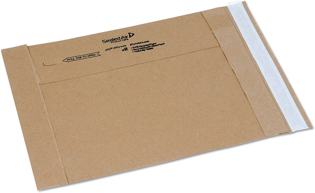 #6 12-1/2 x 19 Jiffy Padded Natural Mailer Self-Seal 50/Case 24 Case/Pallet