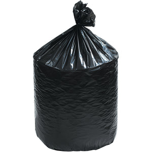 38 x 58  2 Mil LD Black Trash Can Liners (60 Gal)  Star Seal 100/Case