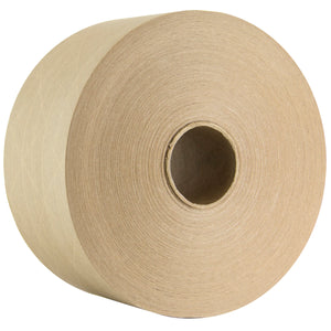 Central 240 3" x 450' 72MM x 137M Kraft Reinforced Gummed Tape 10 Rolls/Case 63 Cases/Pallet